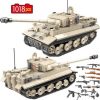 Tiger German Battle Tank Pieces Weapons Brickarmytoys