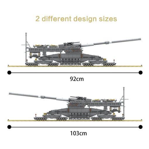 1/700 Scale Schwerer Gustav 80cm Railroad Gun (L98SMFP3Y) by wachapman