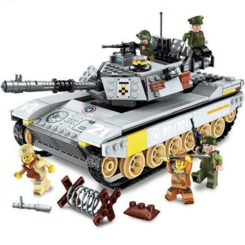 M24 Chaffee American Tank Playset – 482 Pieces