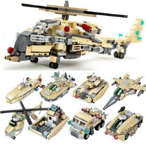 8in1 Fighter Helicopter – 679 Pieces
