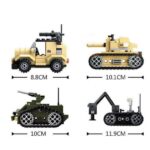 Army Playset 8 in 1 – 928 Pieces
