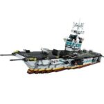 Tactical Espionage Aircraft Carrier with Planes and Boat – 1007 Pieces