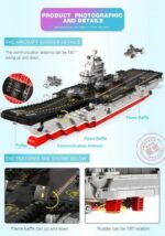 Type 001A (Shandong 17) Aircraft Carrier – 1355 Pieces