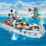 USS Military Destroyer Warship – 539 Pieces