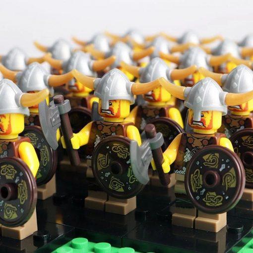 Details about   21pcs/set Medieval Castle Vikings Warriors The Viking Great Army Minifigures Toy 