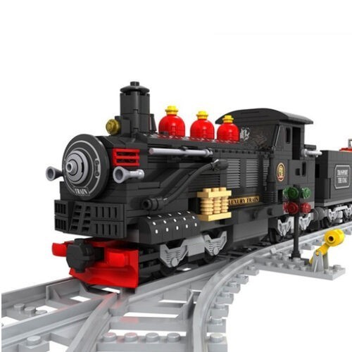 City Train Steam Locomotive – 483 Pieces