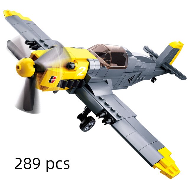 German Messerschmitt Bf. 109 Airplane – 289 Pieces