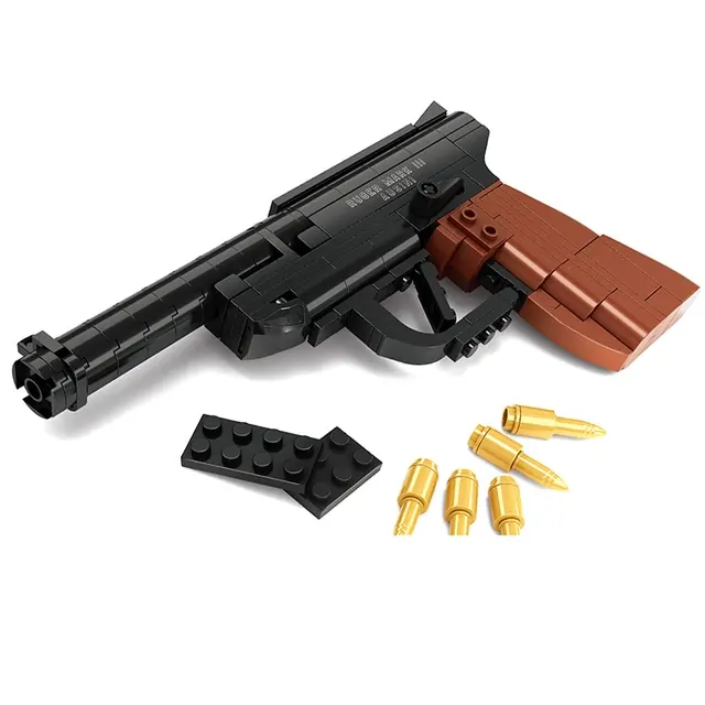 Desert Eagle Pistol + 5 Bullets – 307 Pieces
