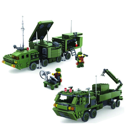 Russia 5P85D Surface-To-Air Missile Launcher Truck + MEADS Truck – 536 Pieces