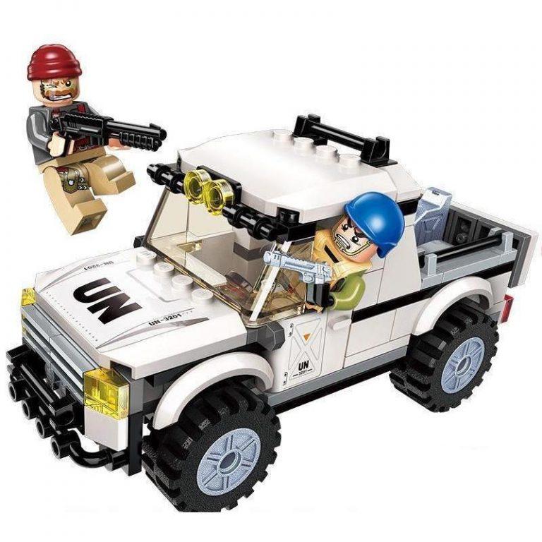 United Nations Peacekeeping Jeep – 128 Pieces