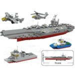 USS Kitty Hawk (CV-63) Supercarrier with Planes, Helicopters & Boats – 1868 Pieces