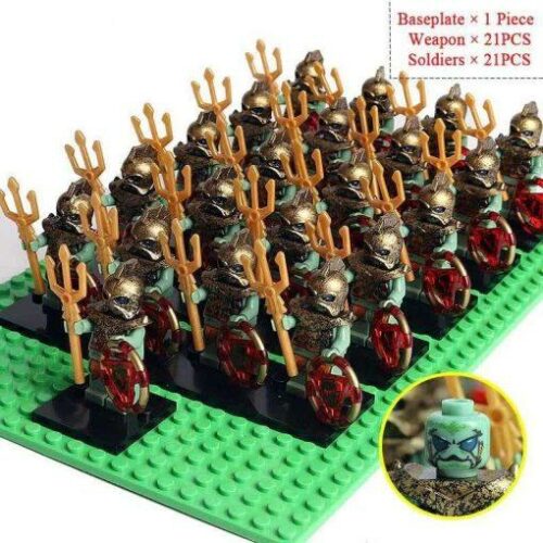 Aztec Army 21 Minifigures Pack + Spears
