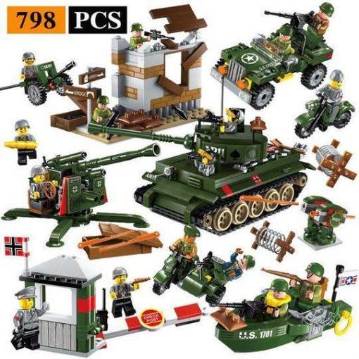 World War 2 Military Playset – 798 Pieces