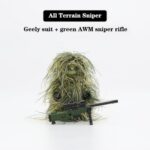 US Snipers in Ghillie Suits with Weapons