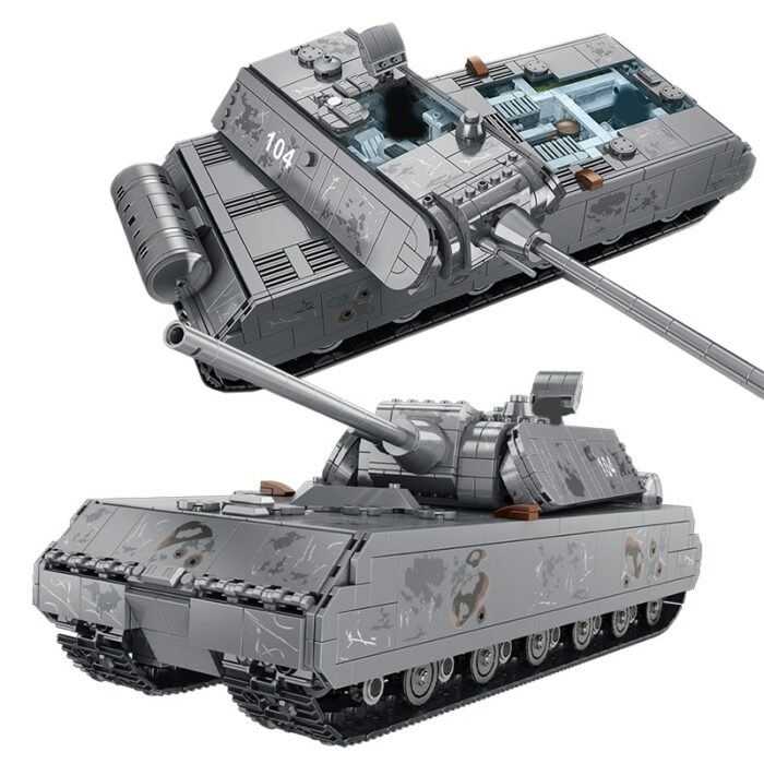 T-80 Soviet Union Main Battle Tank – 1386 Pieces