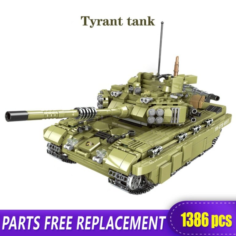 T-80 Soviet Union Main Battle Tank – 1386 Pieces