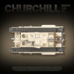 British Churchill MkII A22 Infantry Tank – 1031 Pieces