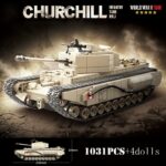 British Churchill MkII A22 Infantry Tank – 1031 Pieces