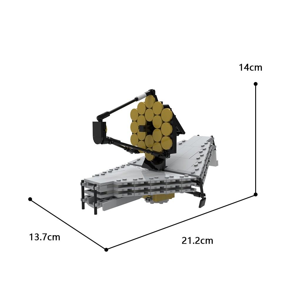 MOC NASA James Webb Space Telescope - 487 Pieces