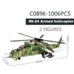 Russian Mil Mi-24 Attack Helicopter – 1006 Pieces
