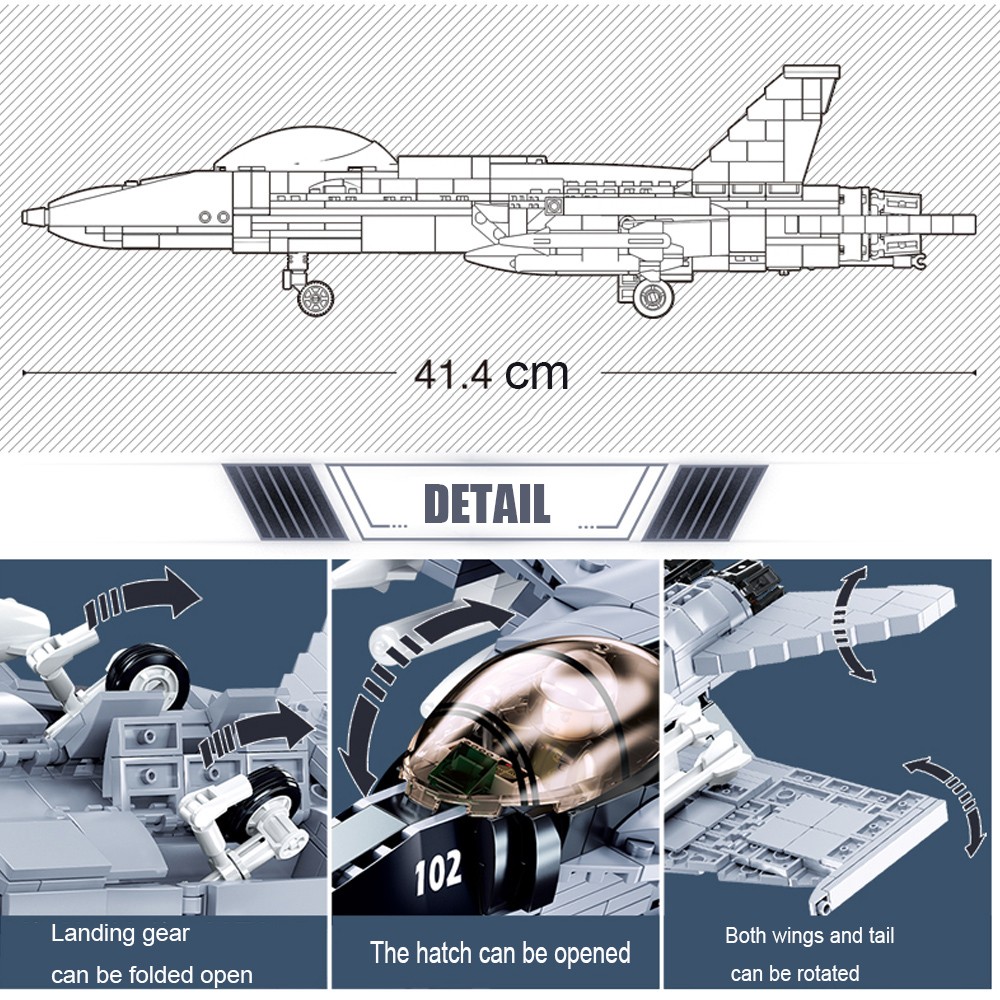 US Boeing F/A-18E - 682 Pieces