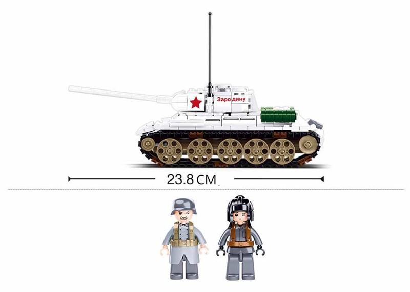 Soviet T-34-85 Medium Tank - 518 Pieces