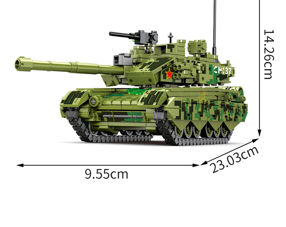 Chinese Type 99A Main Battle Tanks - 641 Pieces