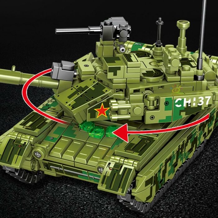 Chinese Type 99A Main Battle Tanks 641 Pieces BrickArmyToys