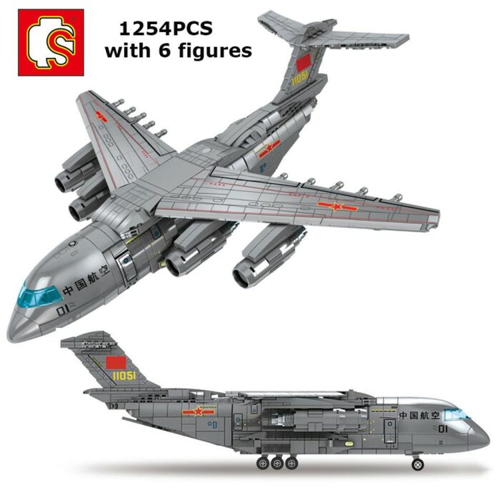Chinese Xi’an Y-20 Military Transport Aircraft – 1254 Pieces