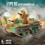 Japan’s Type 92 Heavy Armoured Car (Type 92 cavalry tank) – 403 Pieces