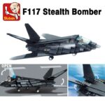Lockheed F-117 Nighthawk Stealth Attack Aircraft – 209 Pieces
