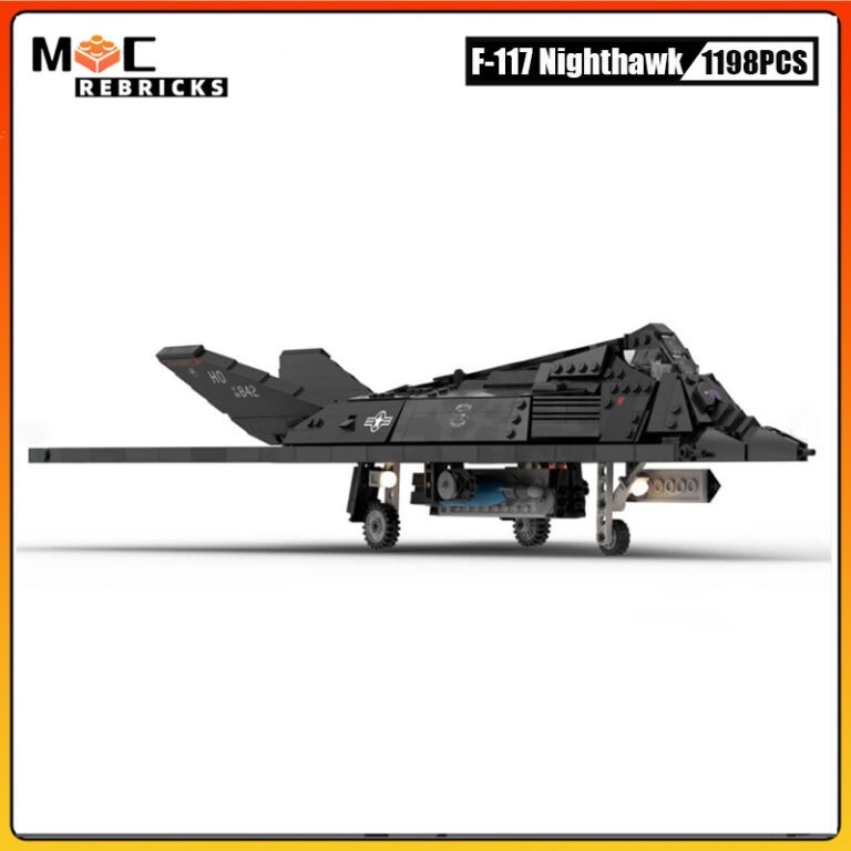 MOC Lockheed F117 Nighthawk Stealth Attack Aircraft 1134 Pieces