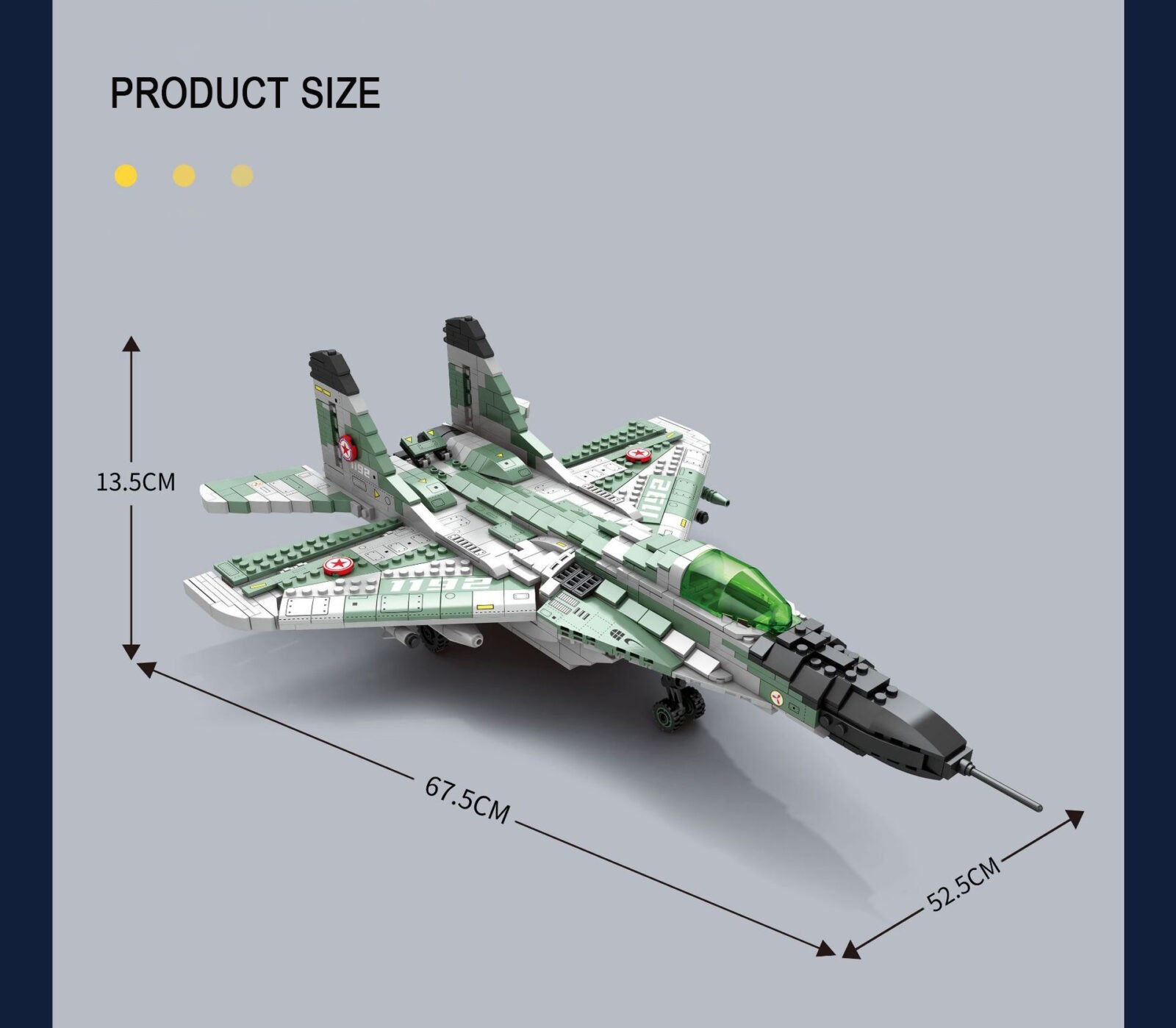 Mikoyan MiG-29 Fighter Aircraft - 1387 Pieces