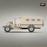 Soviet GAZ-55 Military Ambulance – 334 Pieces