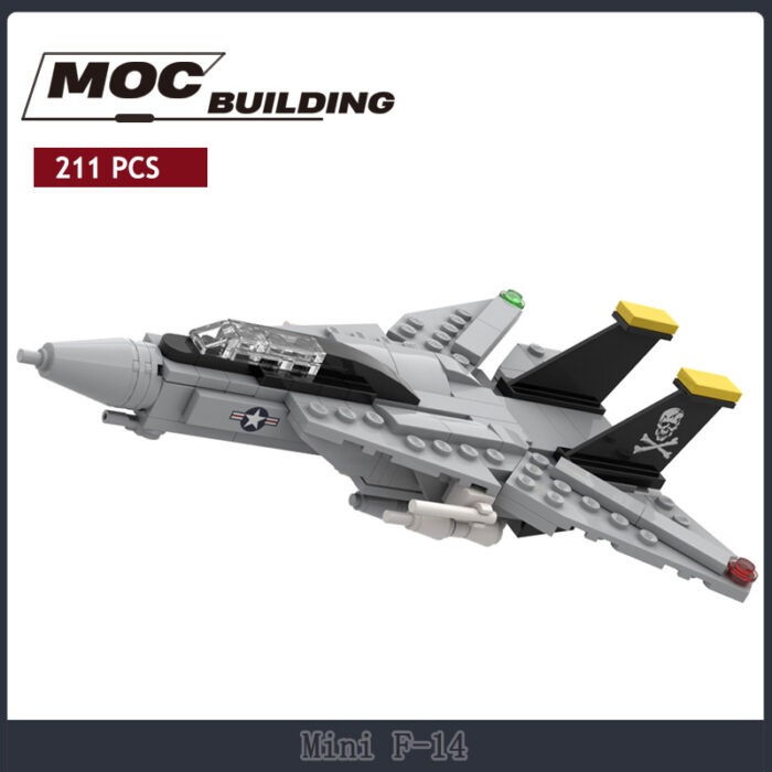 US MOC Grumman F-14 Tomcat Fighter Aircraft – 211 Pieces