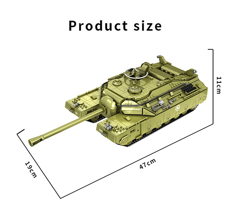 US T28 Super Heavy Tank - 2968 Pieces