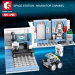 4-in-1 Space Station Playset With Astronauts – 1006 Pieces