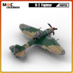 WW2 MOC Soviet Ilyushin Il-2 Shturmovik – 748 Pieces