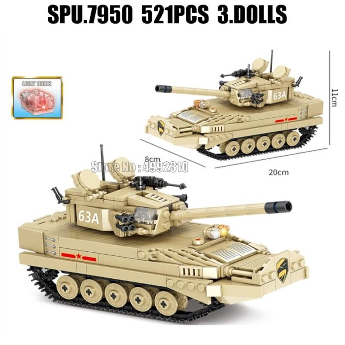 Chinise Type 63A Amphibious Light Tank – 521 Pieces