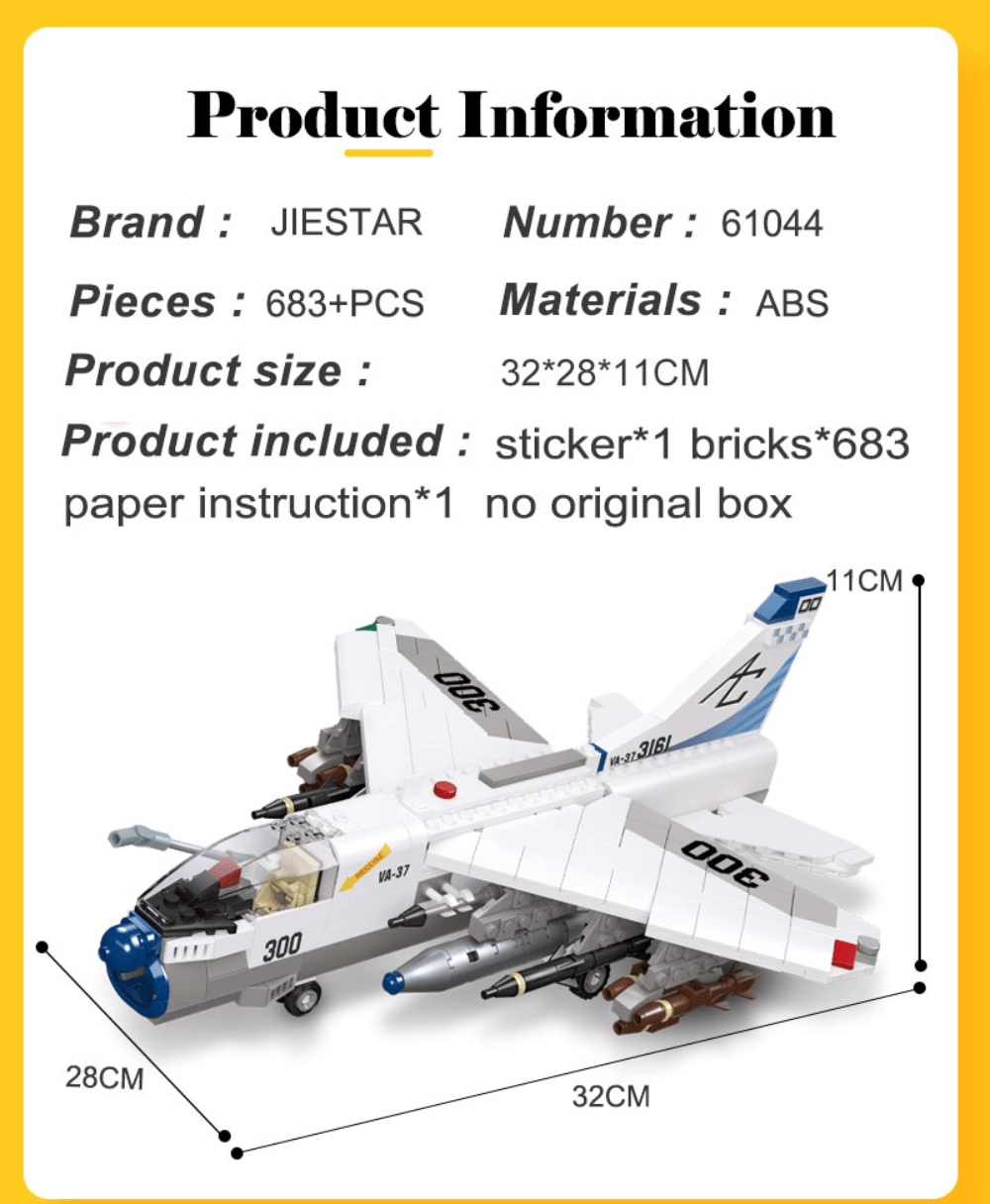 MOC LTV A-7 Corsair II - 683 Pieces