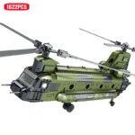 US CH-47 Chinook Transport Helicopter – 1622 Pieces