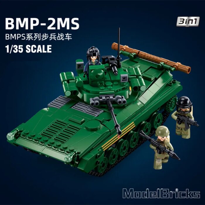 MOC M113 Armored Personnel Carrier APC – 445 Pieces