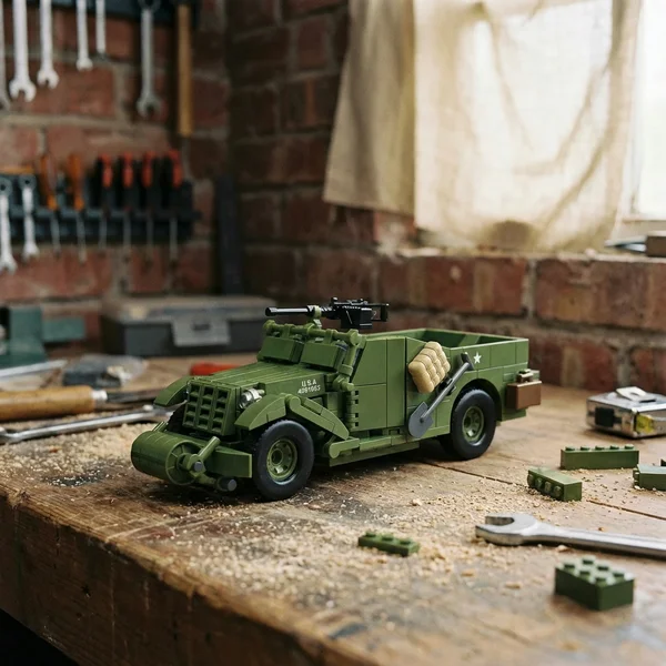 M3A1 Scout Car - 300 Pieces M3A1 Scout Car - 300 Pieces