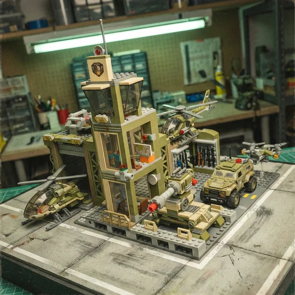 Pioneer Army Base - 717 Pieces Pioneer Army Base - 717 Pieces