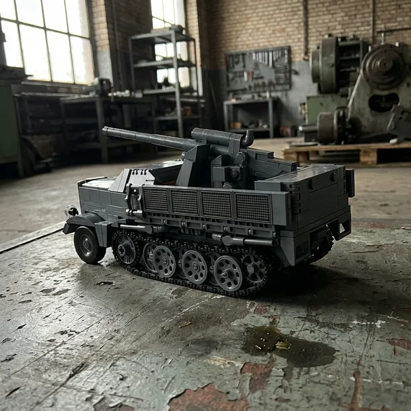 SD. KFZ. 9 FAMO 88MM FLAK 37 - 726 Pieces SD. KFZ. 9 FAMO 88MM FLAK 37 - 726 Pieces