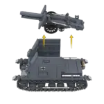 Sturmpanzer I Bison – 502 Pieces